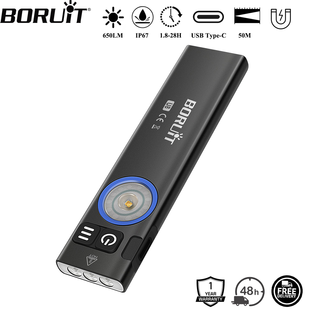 BORUiT U8 650LM EDC LED Flashl - Cycling To Work 评论和价格