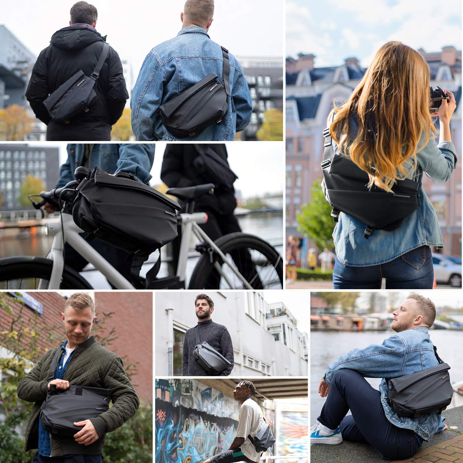 Large Anti-Theft Crossbody Bag - Cycling To Work 评论和价格