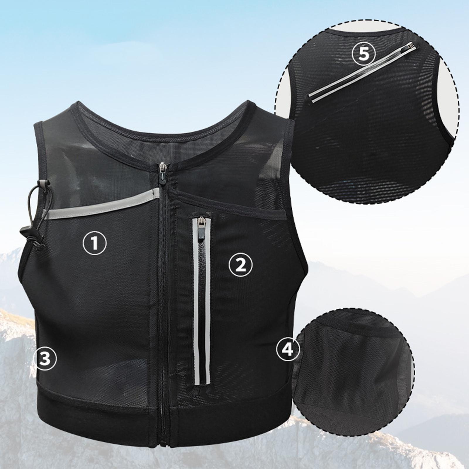 Running Vest Bag Chest Pack Re - Reflective Vest Cycling 评论和价格