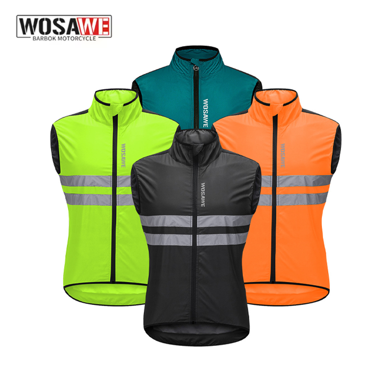 WOSAWE Men Cycling Windbreaker - Reflective Vest Cycling 评论和价格