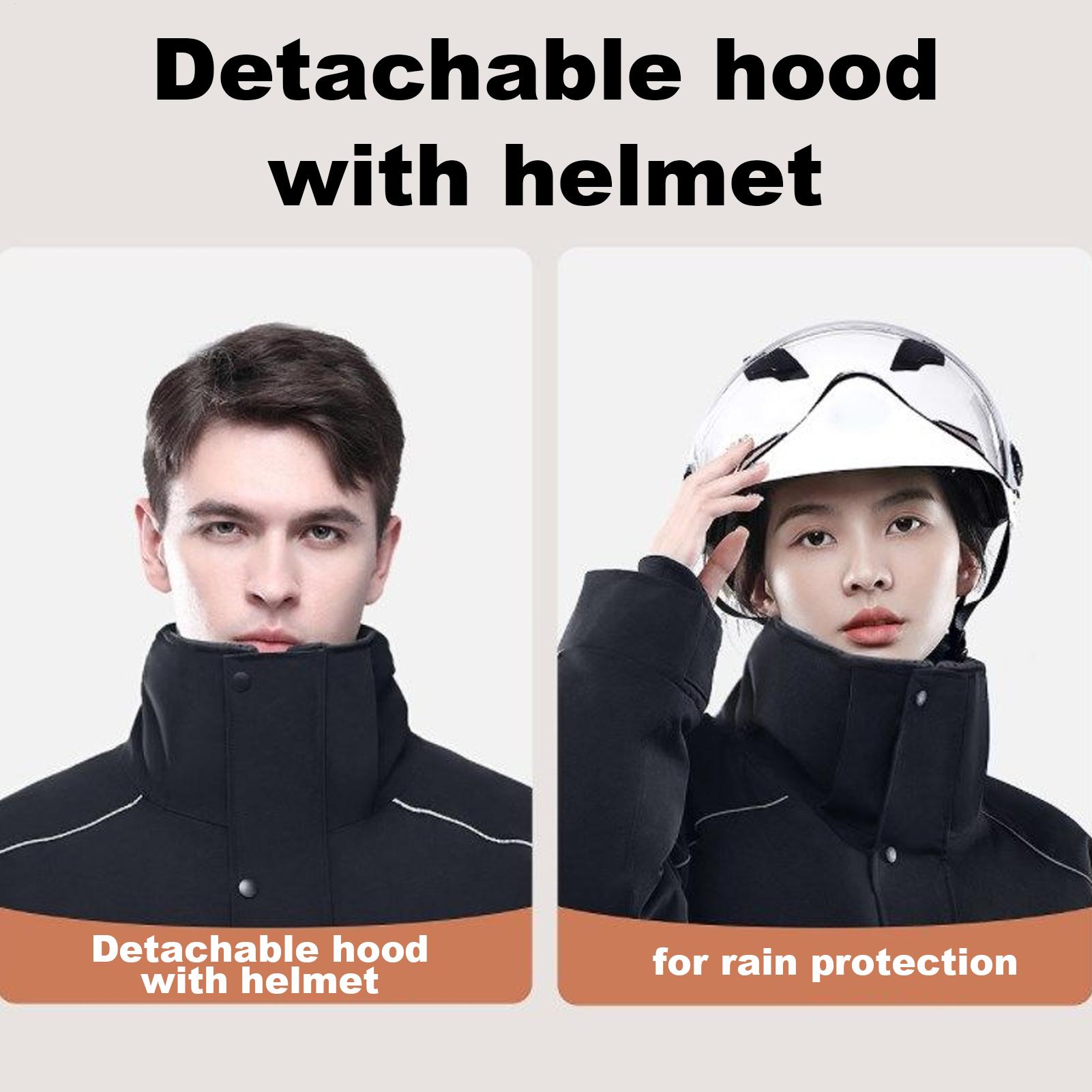 Motorcycle Winter Jacket 4-Poc - Cycling Commuter Jacket 评论和价格