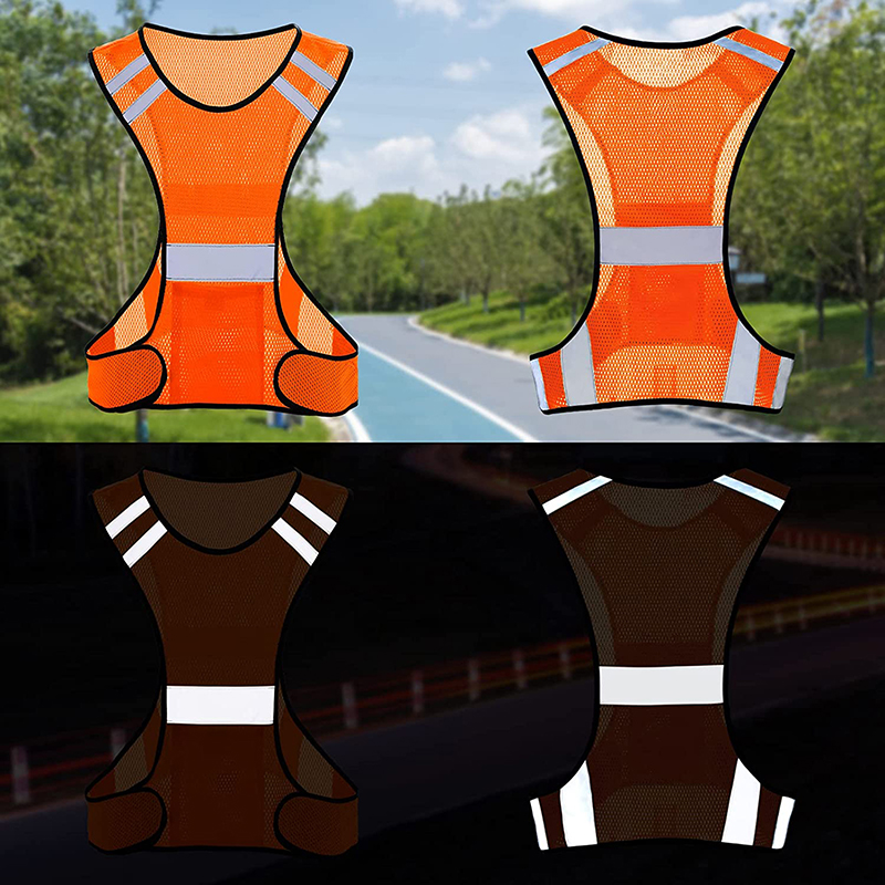 Visibility Fluorescent Mesh Re - Reflective Vest Cycling 评论和价格