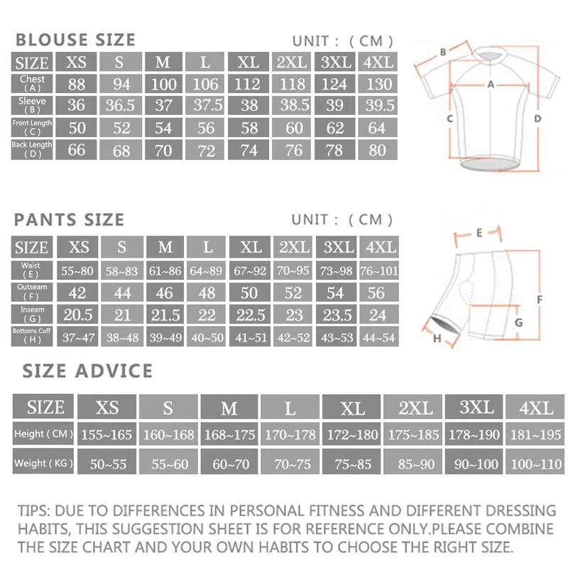 -Pro Cycling Jersey Set, Sport - Cycling Commute Shorts 评论和价格