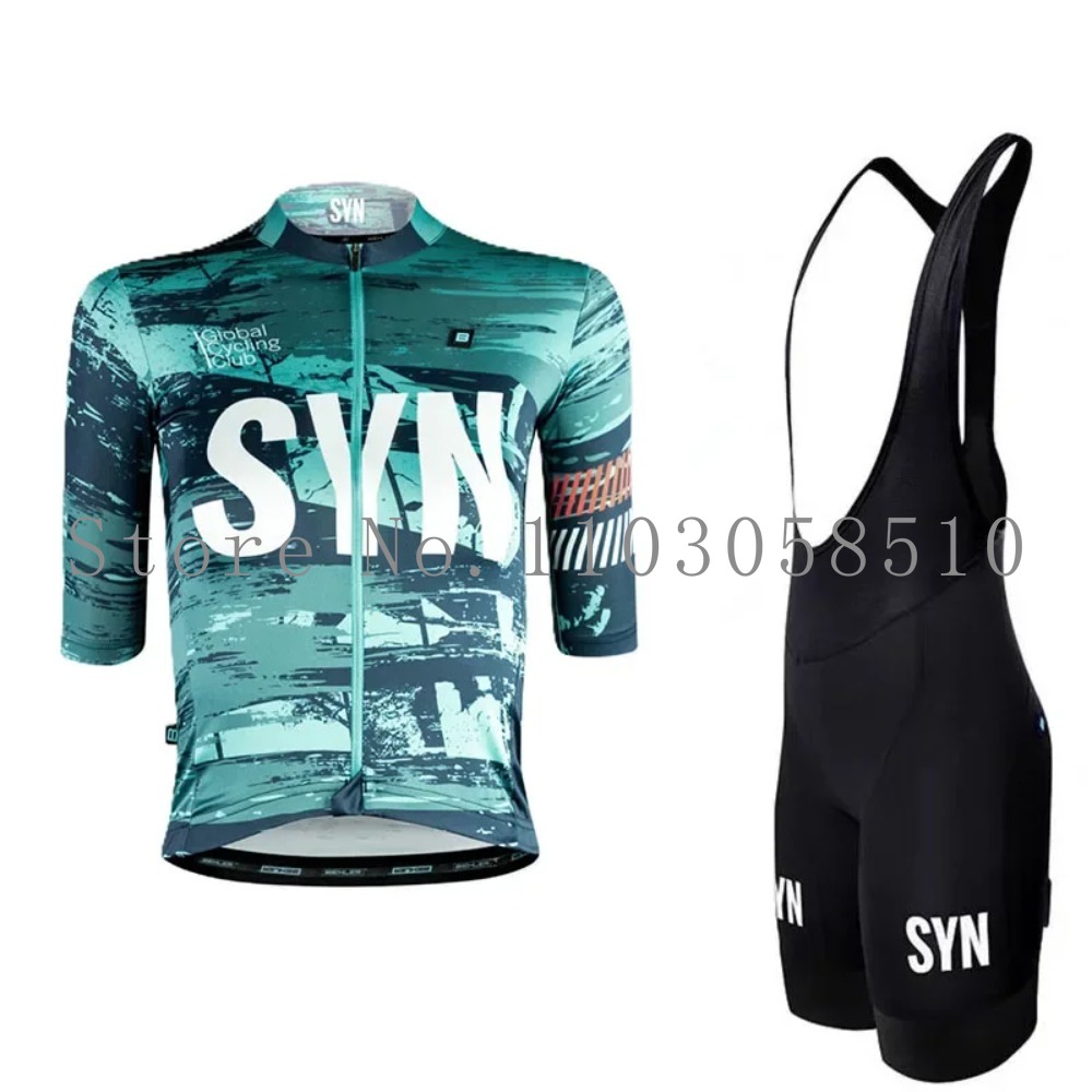 SYN Jersey Men's Bib Sponge Cu - Cycling Commuter Jacket 评论和价格