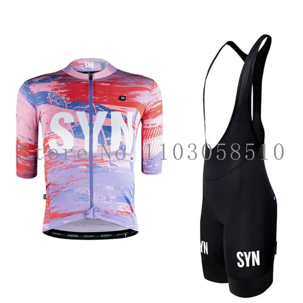 SYN Jersey Men's Bib Sponge Cu - Cycling Commuter Jacket 评论和价格