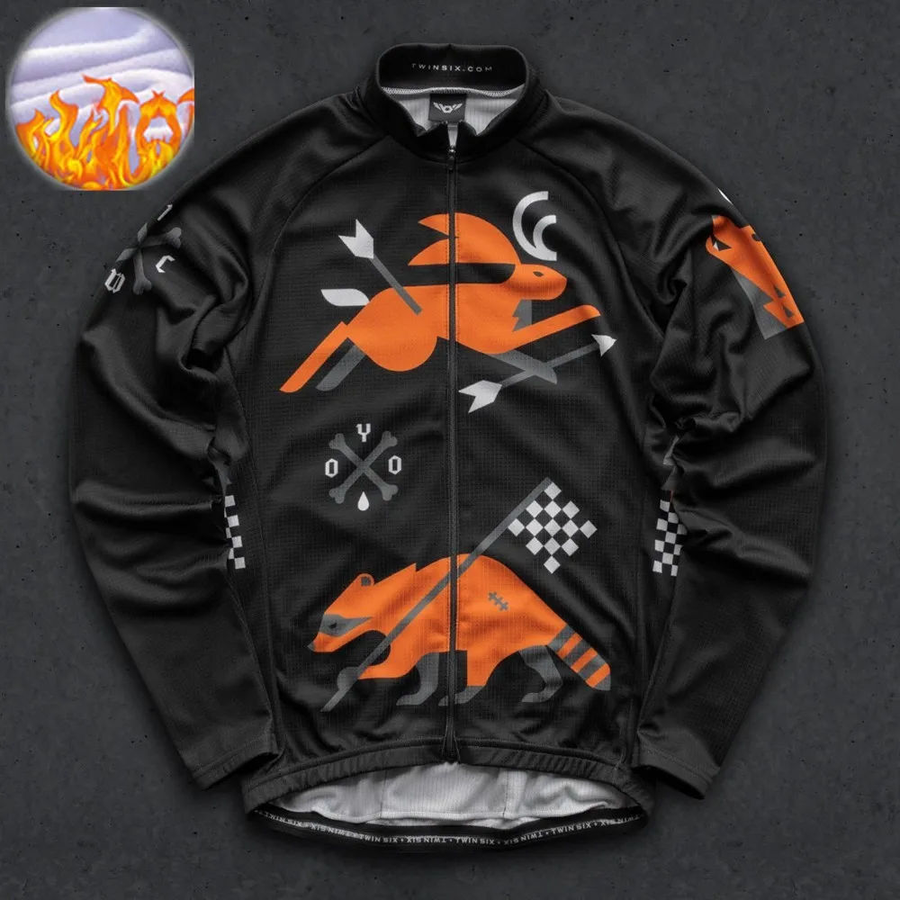 Winter Long Sleeve Thermal Fle - Cycling Commuter Jacket 评论和价格