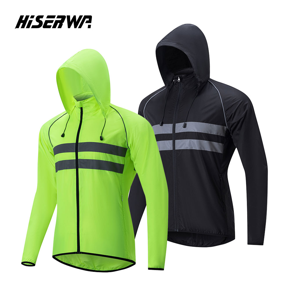 HISERWA Cycling Windbreaker Wi - Cycling Commuter Jacket 评论和价格